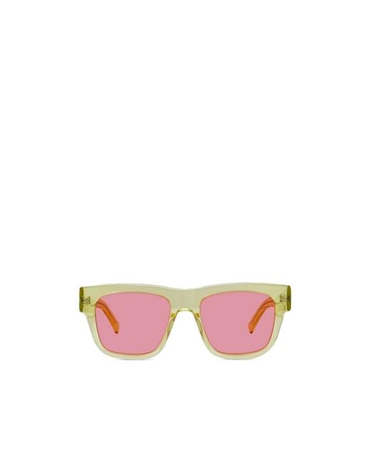 Givenchy Pink Eyewear Square Frame Sunglasses