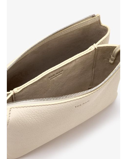 The Row Natural Zipper Shoulder Bag