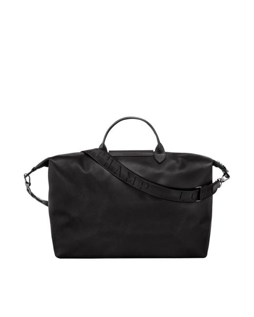 Longchamp Black Le Pliage Xtra Travel Bag for men
