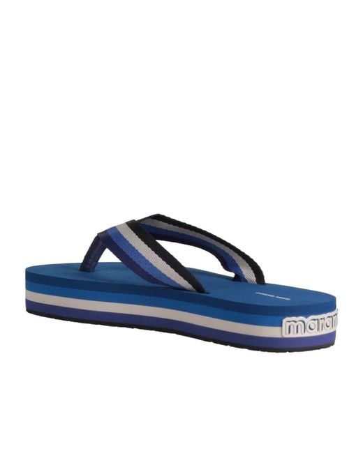 Isabel Marant Blue Flip Flops