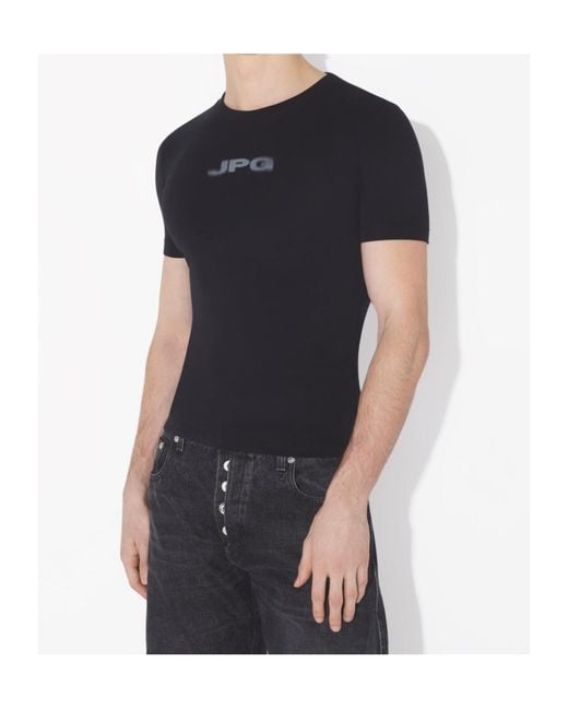 Jean Paul Gaultier Black The Jpg Baby Tee for men
