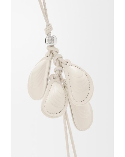 Loewe White Multi Shell Charm