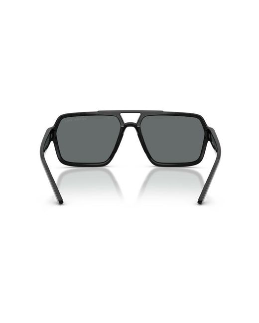 Prada Linea Rossa Multicolor Rectangular Sunglasses for men