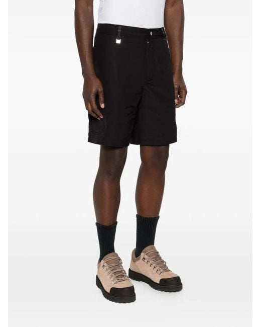 Moose Knuckles Black Cargo Shorts for men