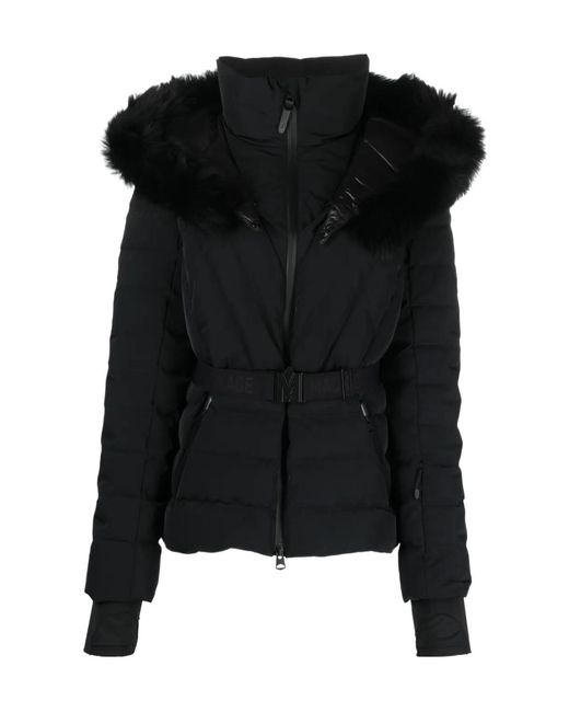 Mackage Black Elita Padded Ski Jacket