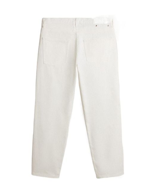 Golden Goose Deluxe Brand White Straight-Leg Skate Jeans for men