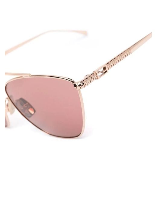 Fendi Pink Baguette Aviator-Frame Sunglasses