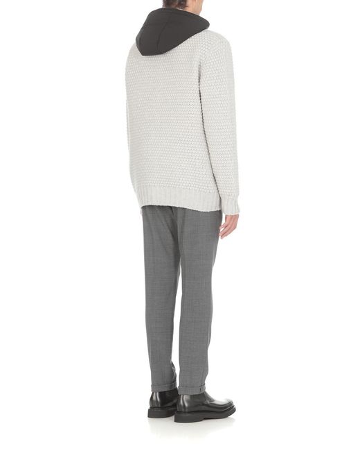 Fay Gray T-Button Knitted Cardigan for men
