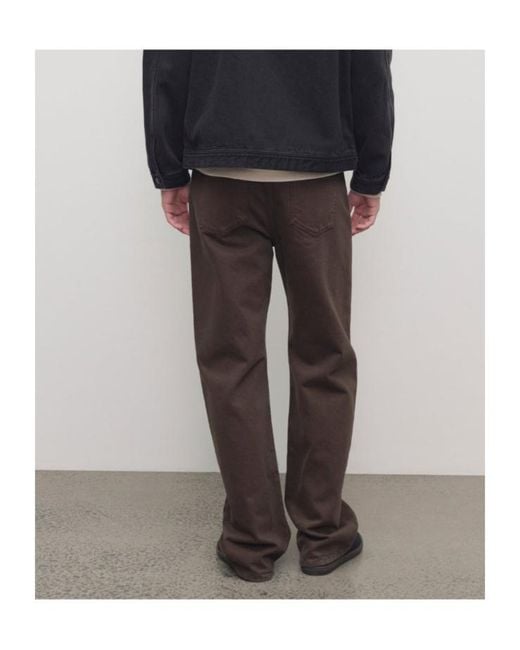The Row Brown Siouxie Straight Leg Jeans for men