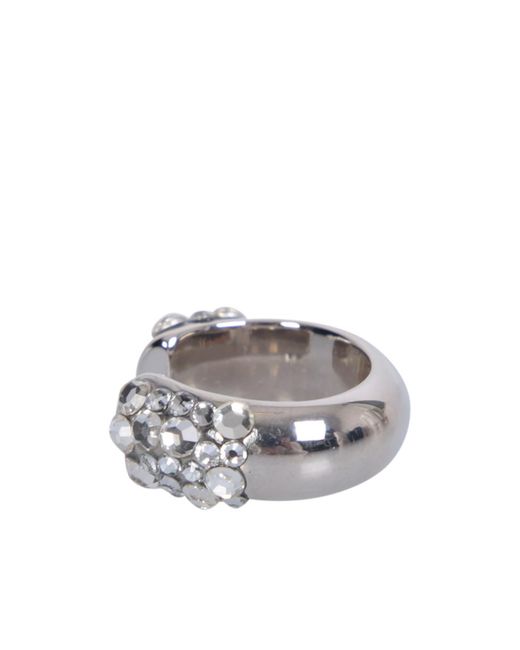 Sunnei Metallic Embellished Open Ring