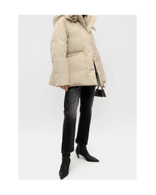 Acne Natural Belted Padded Jacket