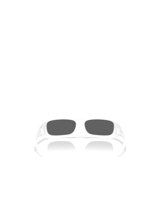 Oakley White Geometric Sunglasses for men