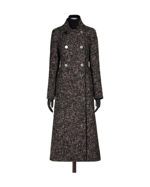 Max Mara Black Cashmere, Camel And Wool Coat