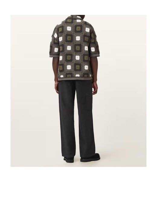 AllSaints Black Talbot Pants for men