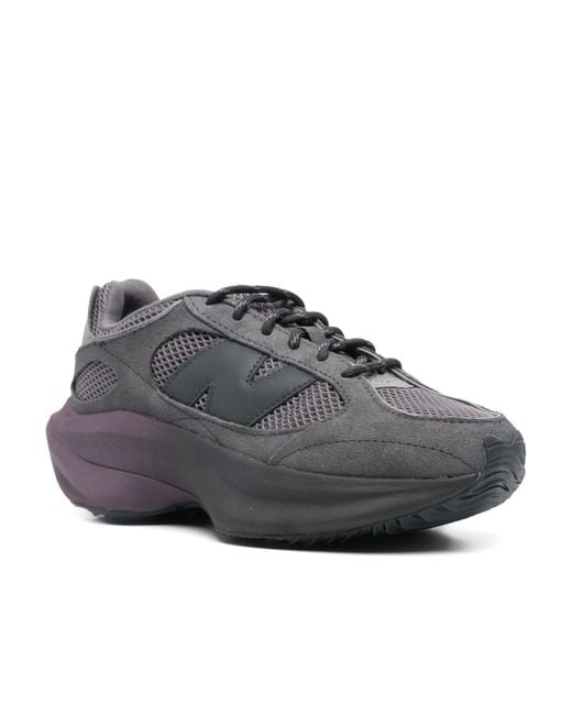 New Balance Gray Laced Sneakers