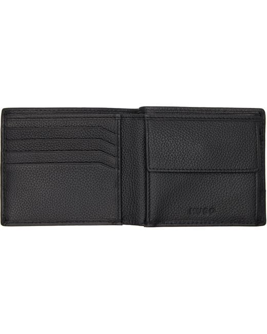 Boss Black Logo-Plaque Wallet for men