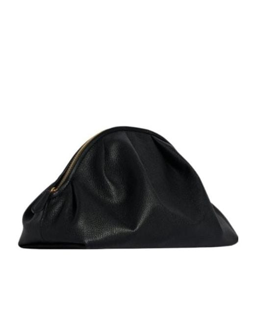 The Row Black Charlotte Clutch Bag