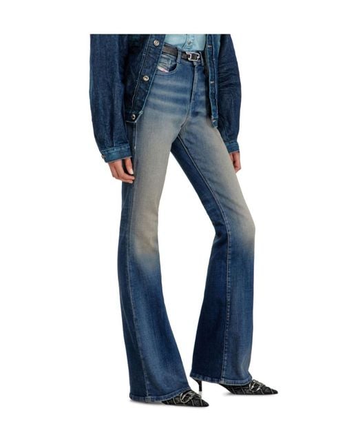 DIESEL Blue 1973 D Partt Flared Jeans