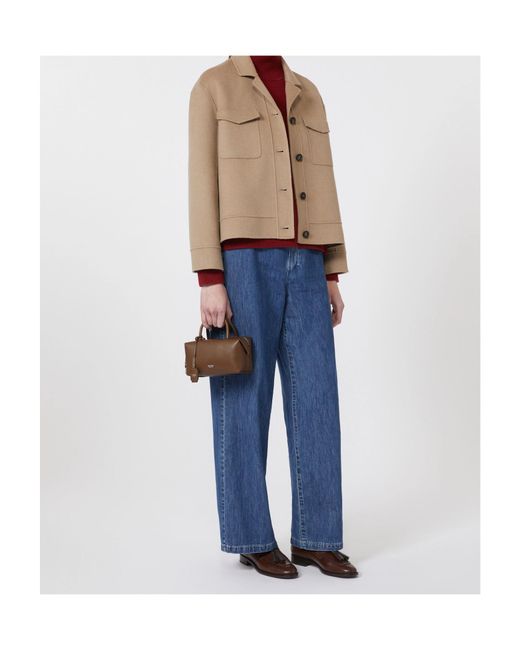 Max Mara Brown 'S Smmsimona Button-Up Jacket