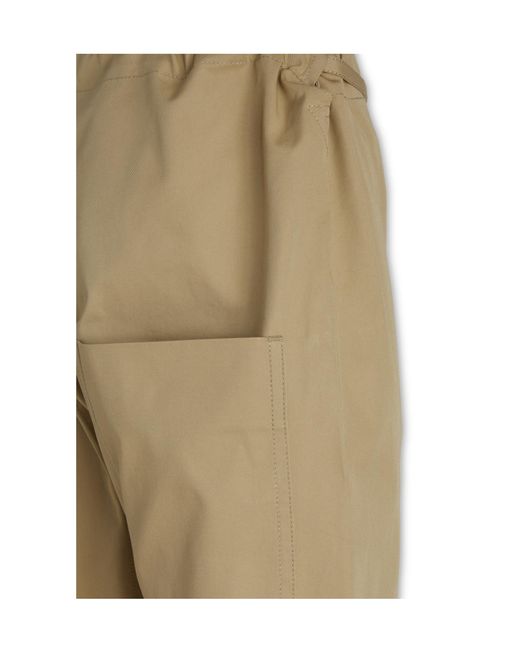 Quira Natural Belted Cropped Trousers
