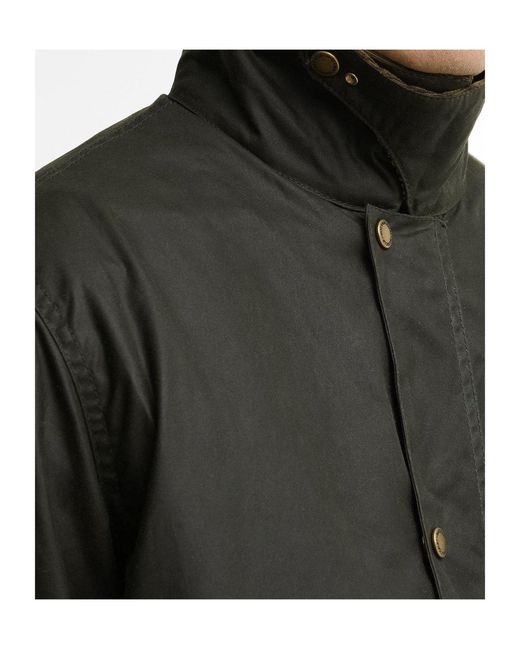 Barbour Black Stand Collar Utility Jacket for men