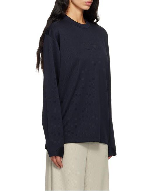 MM6 MAISON MARGIELA X SALOMON Blue Mm6 Maison Margiela Salomon Long-Sleeve Top