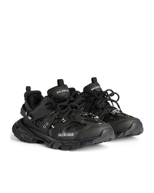 Balenciaga Black Track Piercing Sneakers for men