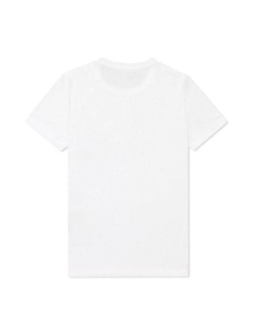 Giorgio Armani White Logo Details T-Shirt for men