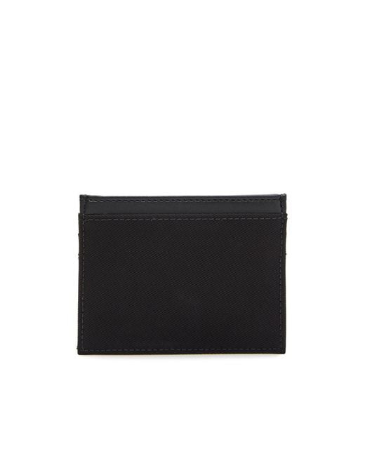 Vivienne Westwood Black Orb Leather And Twill Card Holder for men