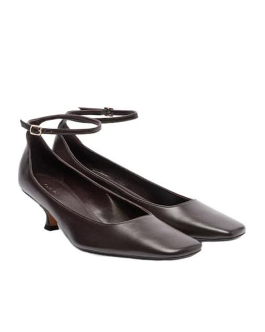 Calvin Klein Brown Anna Leather Pumps