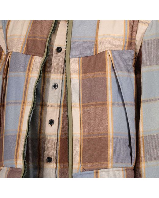 Sacai Brown Checked Jacket for men