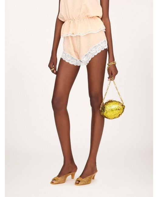 Chloé Natural Chloé Lingerie Shorts