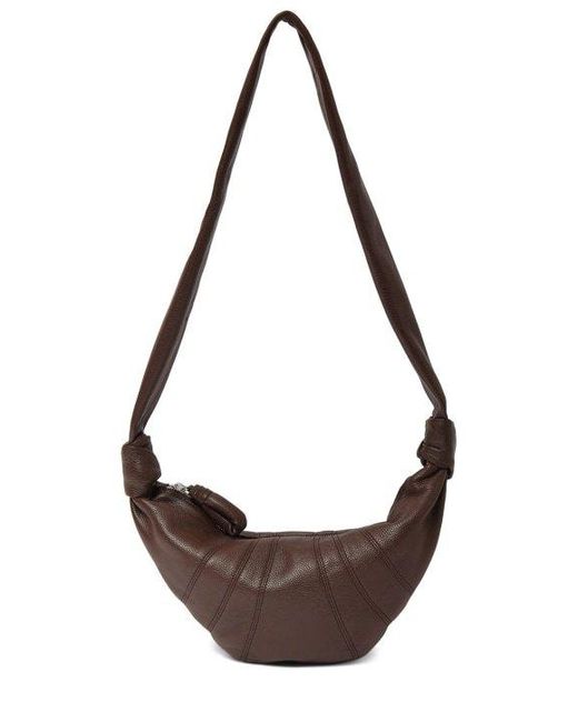 Lemaire White Longstrap Crescent Bag for men