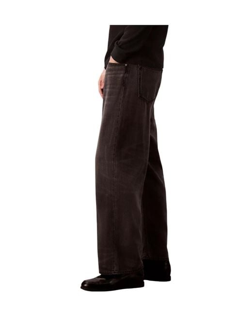 Calvin Klein Black Baggy Jeans for men
