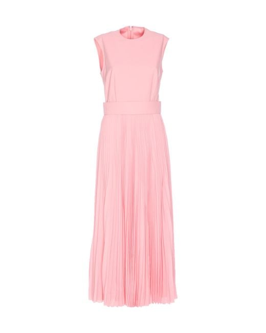 solace london pink mini dress Solace London Funnel-neck Mini Dress