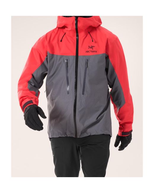Arc'teryx Red Alpha Jacket for men