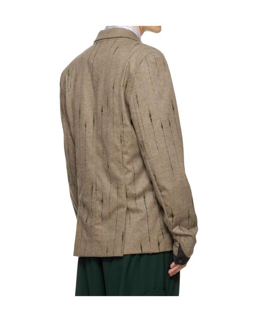 Kiko Kostadinov Natural Veca Tailored Suit Jacket for men