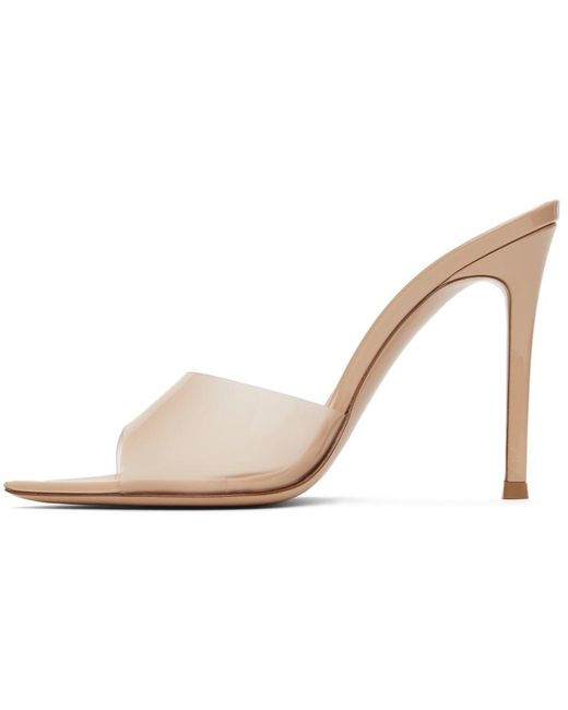 Gianvito Rossi White Pointed High-Heeled Sandals