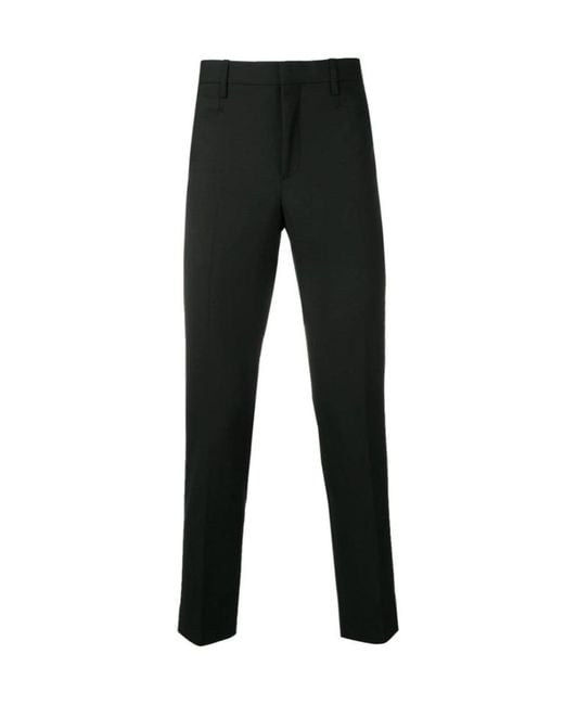 Neil Barrett Black Side Striped Slim Suit Trousers for men