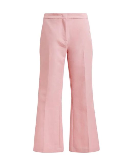 Essentiel Antwerp Pink Flared Trousers