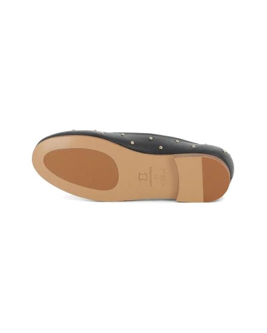 Chloé Multicolor Ballet Flats With Small Studs