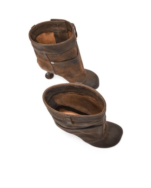 Loewe Toy Ankle Bootie in Brown | Lyst