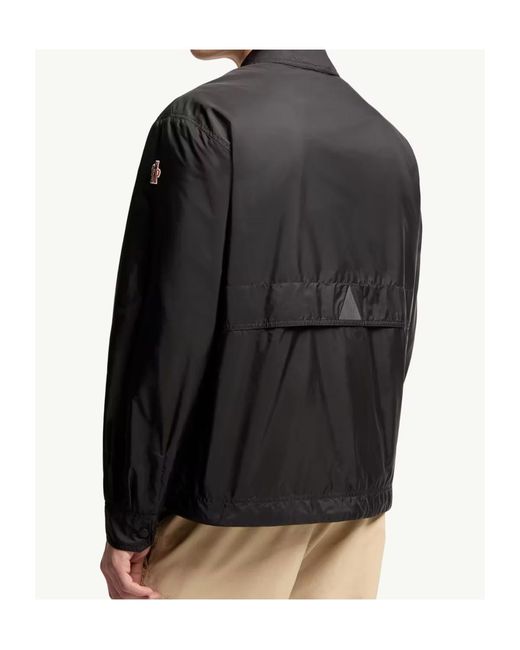 Moncler Black Grenoble Zip-Up Jacket for men