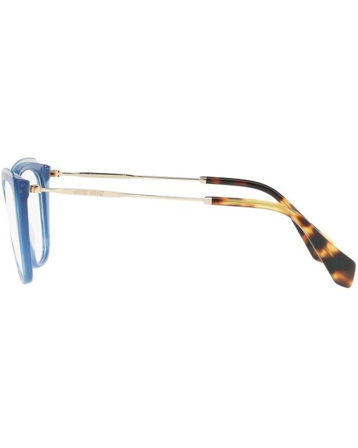 Miu Miu Blue Full-Frame Flat Mirror