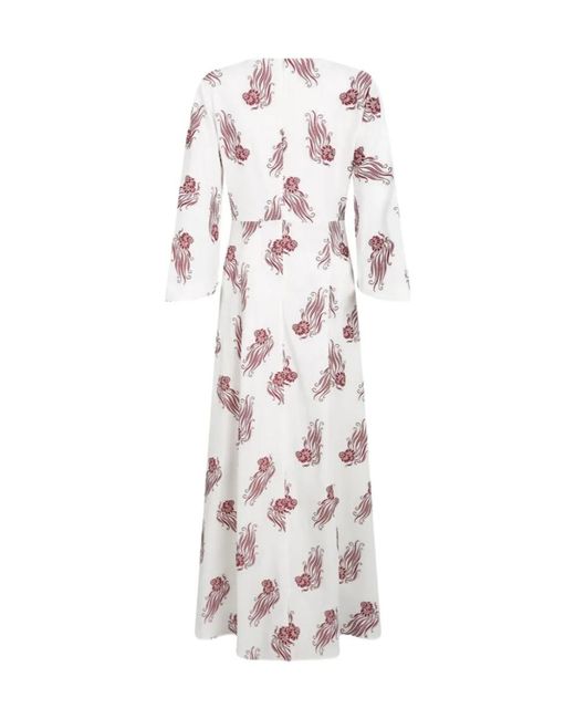 LaDoubleJ White Floral Dress