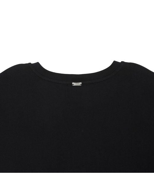 Herno Black Printed Graphic T-Shirt