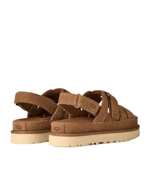 Ugg Brown Goldenstar Gleam Sandals