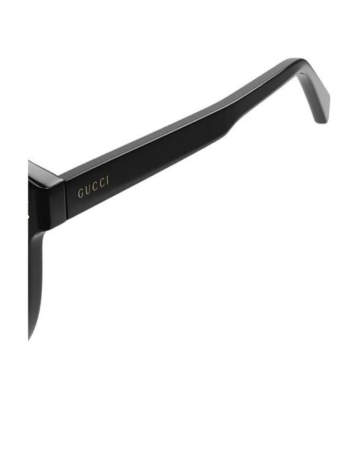 Gucci White Eyewear Aviator Frame Sunglasses for men