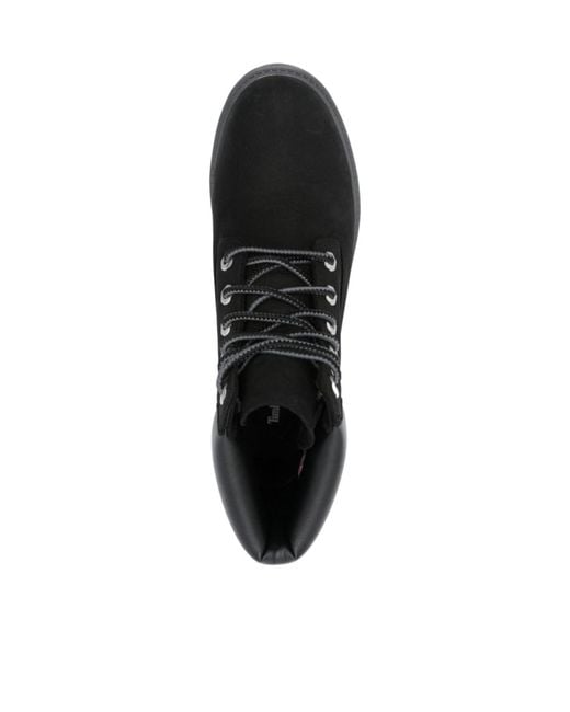 Timberland Black Lace-Up Ankle Boots