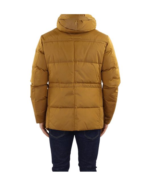 Peuterey Natural Buckle Detailed High Neck Jacket for men